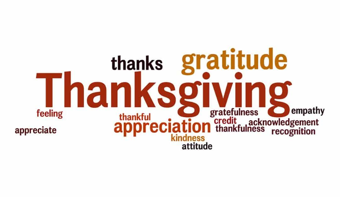 Gratitude at Thanksgiving